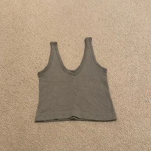 Urban Outfitters army green crop top